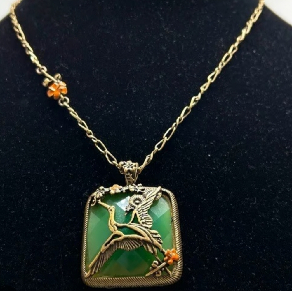Gorgeous Lucky Brand Crane Necklace